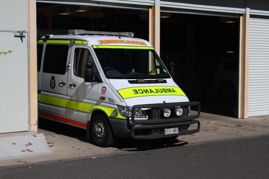 2011 Ambulance at Dickson Station