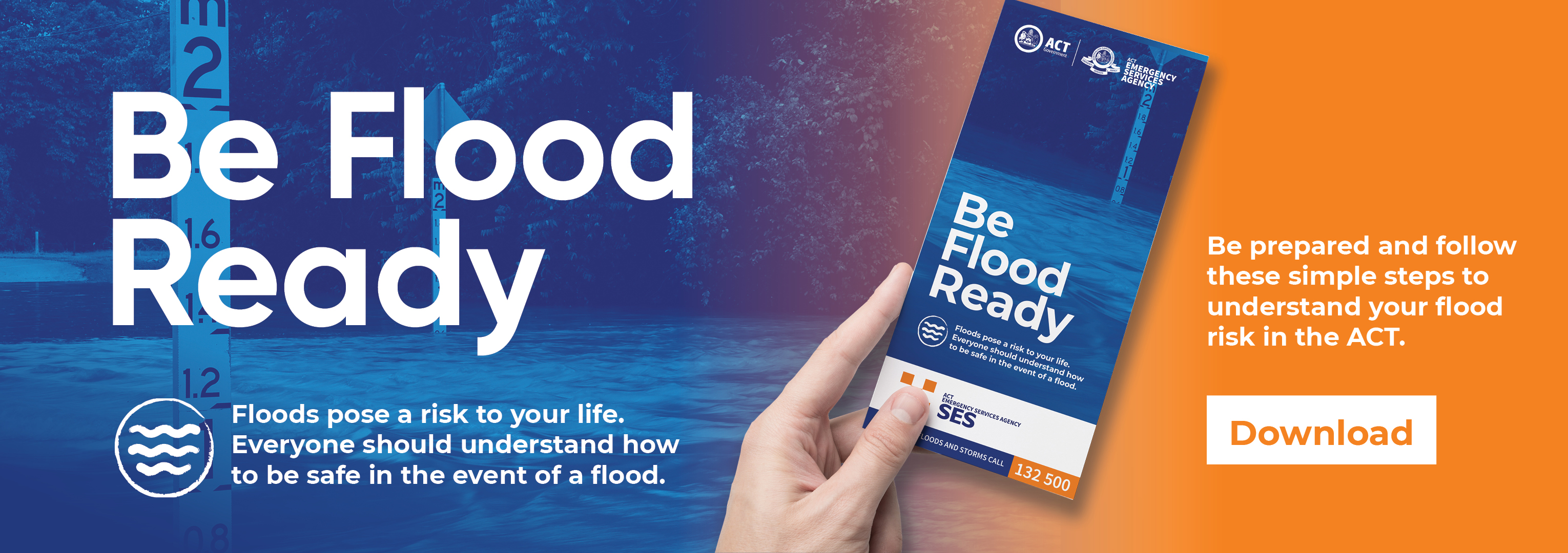 Be Flood Ready Banner brochure