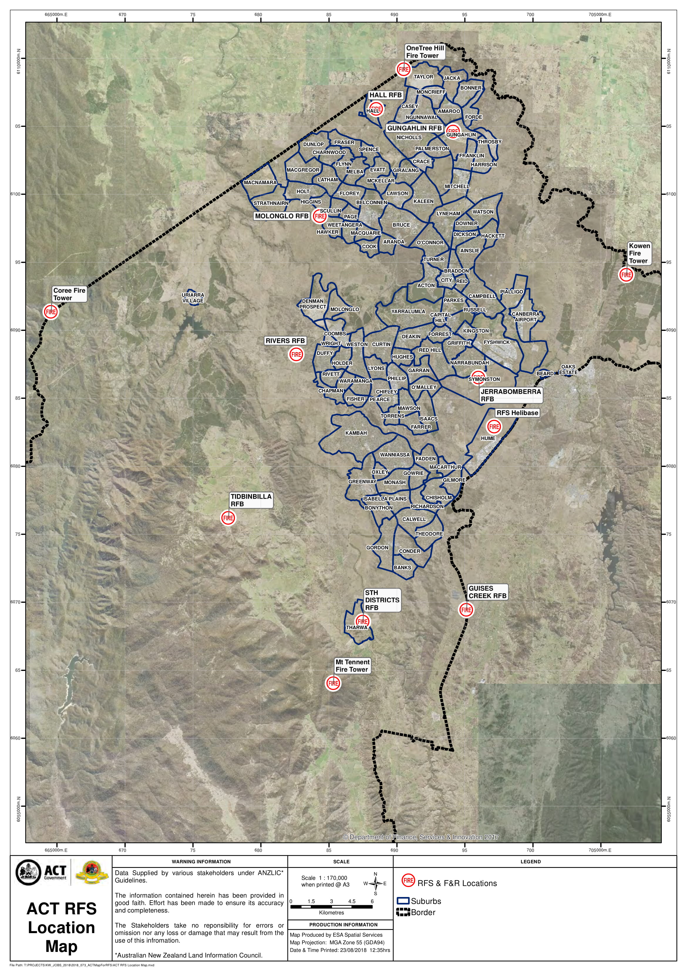 RFS brigades map